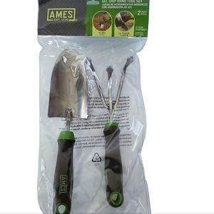 Ames Gel Grip 2 Piece Hand Garden Tool Set - Trowel & Cultivator